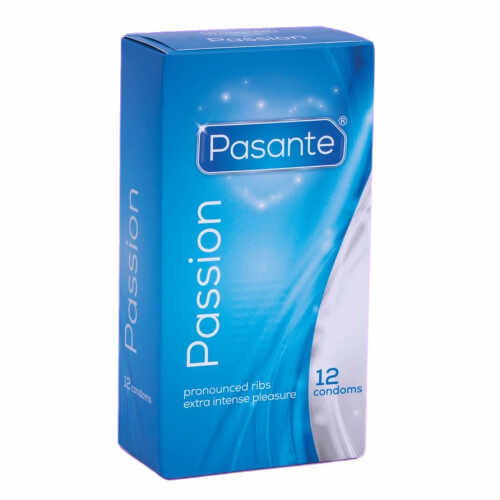 Pasante Pasiune Prezervative cu Striatii pentru Placere Extra Intensa - 12 bucati