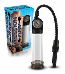 Pompa pentru marirea penisului Pression pump, prevazuta cu manometru, 29 cm