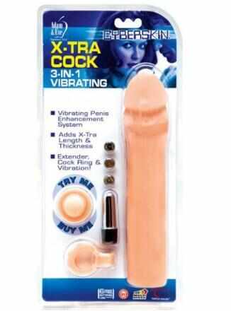 Prelungitor Penis 3-In-1 Vibrating X-tra Cock Penis Enhancement System
