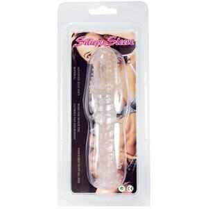 Prelungitor penis STRETCHY EXTENSION SLEEVE CRYSTAL