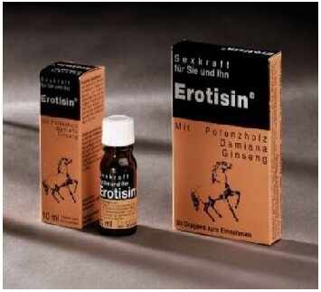 Afrodisiac Erotisin Forte sub forma de picaturi sau pastile