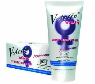 Crema stimulenta HOT V-active pentru femei pentru un orgasm exploziv
