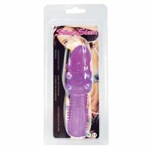 Prelungitor penis STRETCHY PENIS EXTENSION PEARL PURPLE