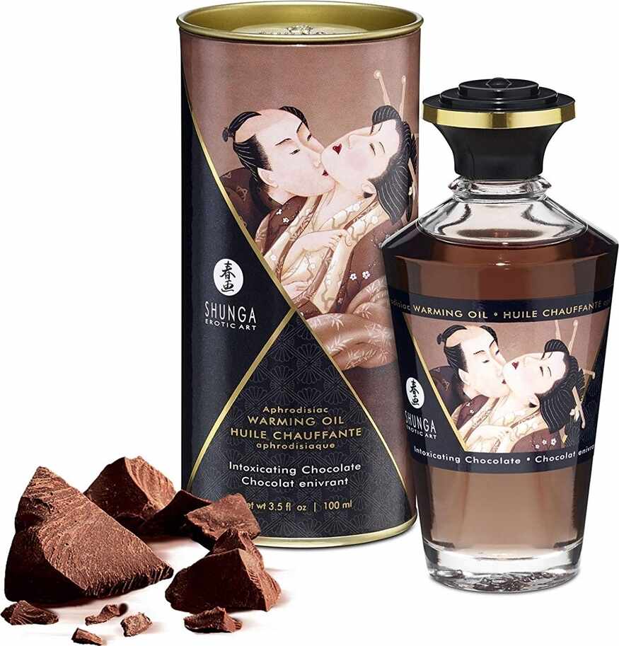 Ulei Afrodisiac Intoxicating Chocolate Cu Efect De Incalzire 100 ml