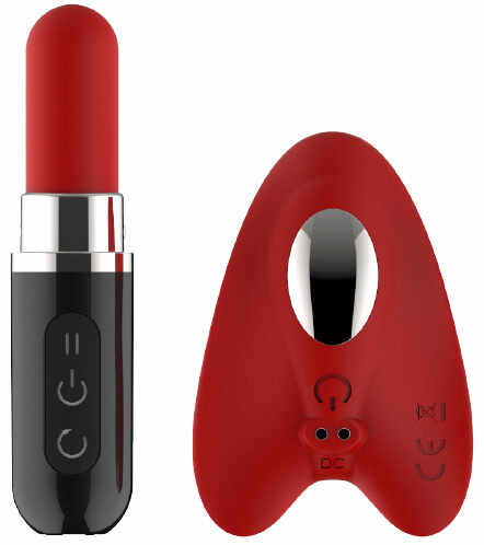 Vibrator pentru bikini cu telecomanda Aphrodite Red Revolution