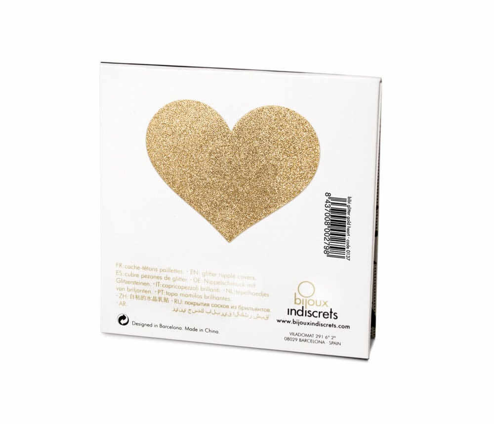 FLASH HEART GOLD - Size One size