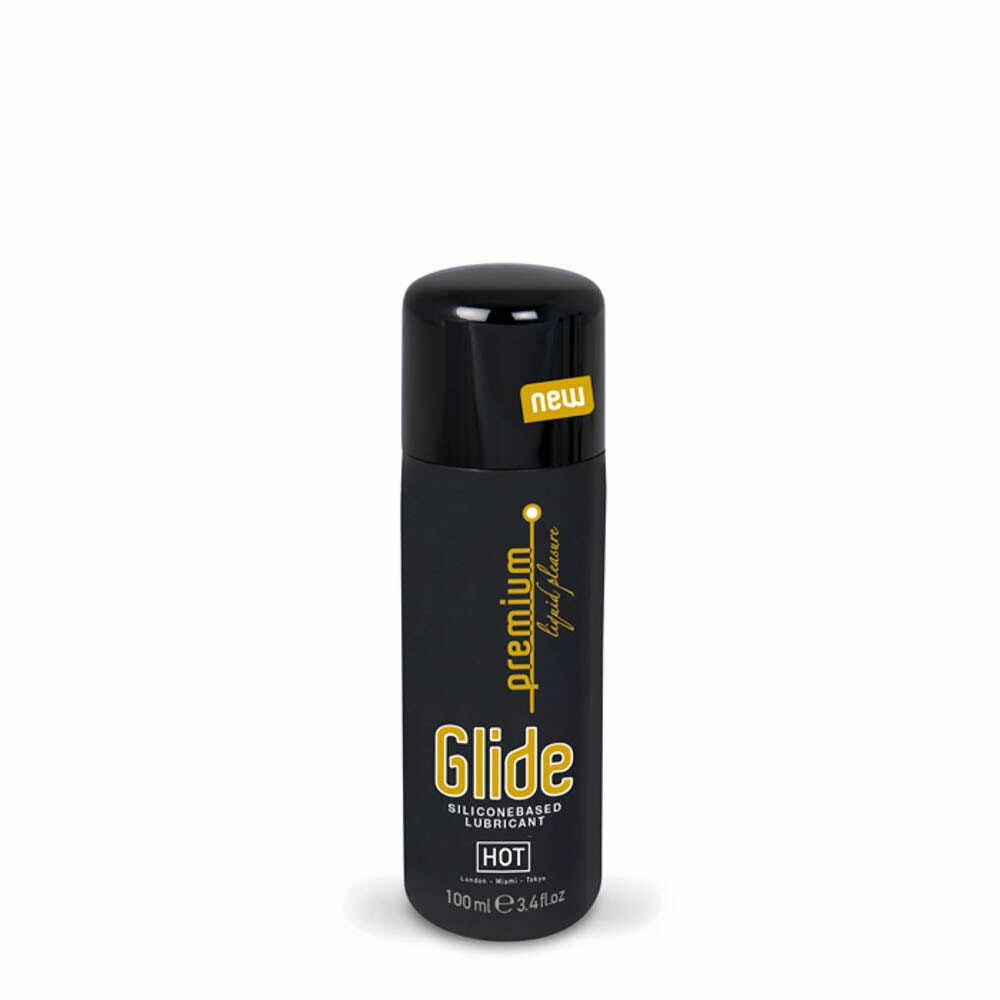 HOT Premium Silicone Glide - siliconebased lubricant 100 ml - Gender couples