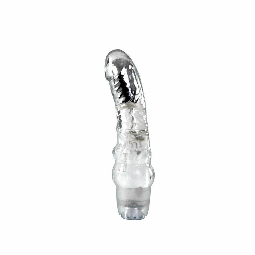 Jelly Rancher 6 inch Vibrating Massager Clear - Diameter (cm) 