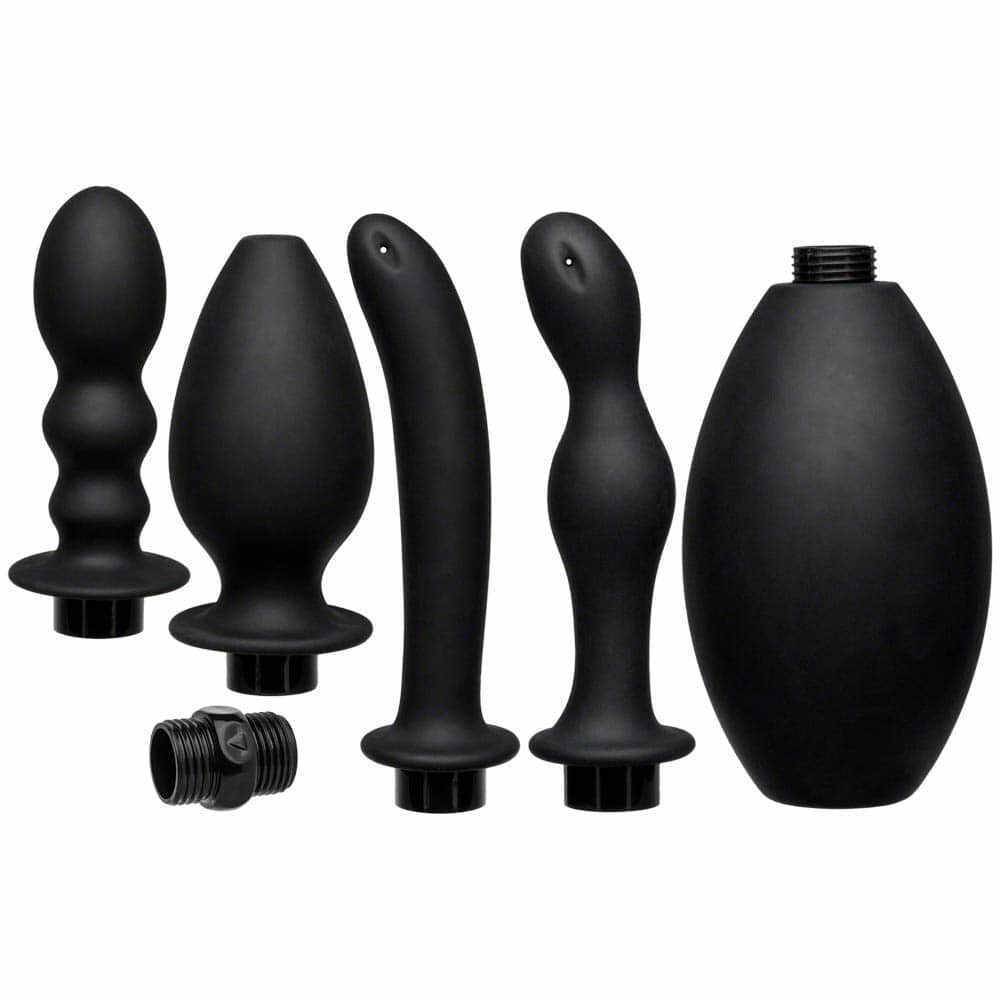 Kink Flow Full Flush Silicone Anal Douche & Accessories