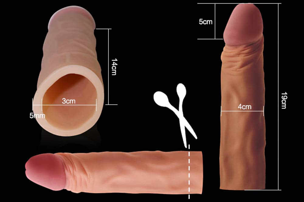 Pleasure X-Tender Penis Sleeve - Diameter (cm) 