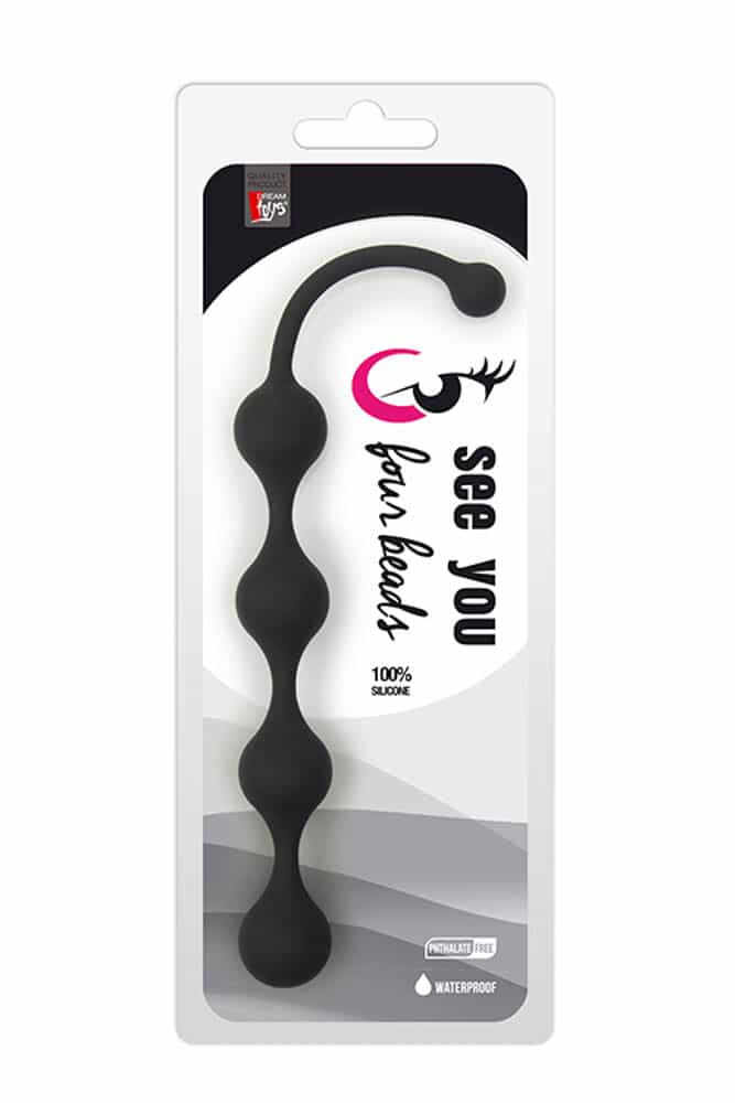 See You Four Beads Anal Black - Diameter (cm) 