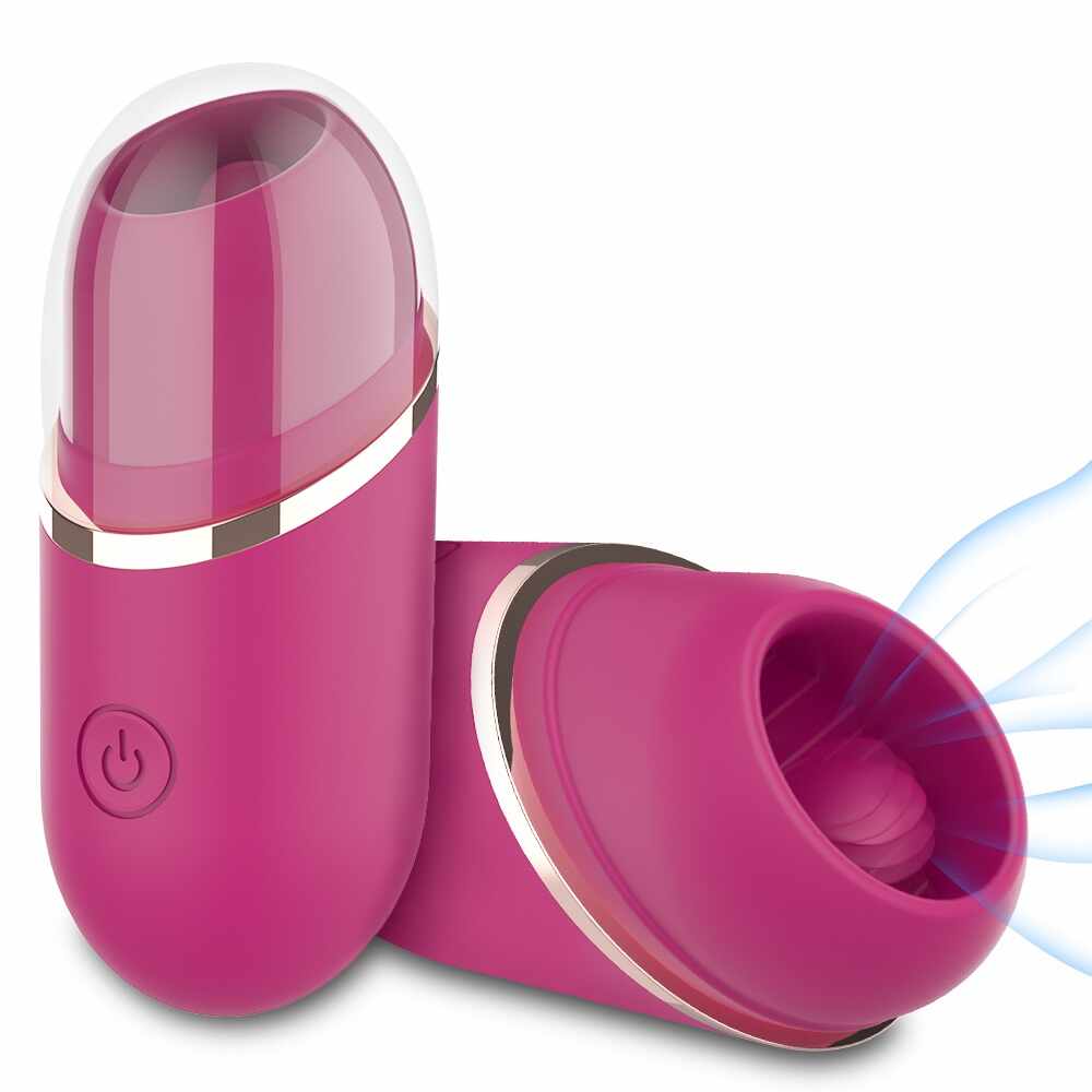 Stimulator Clitoris Supra 9 Moduri Vibratii Silicon USB Rosu Passion Labs
