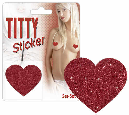 Bijuterii Intime Adezive Titty Sticker Heart