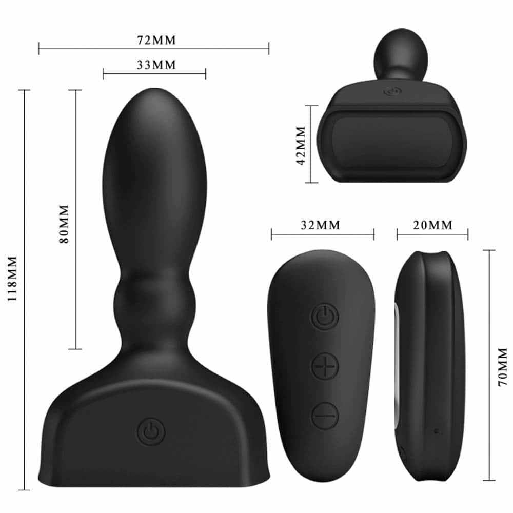 Mr. Play Inflatable Anal Plug - Diameter (cm) 