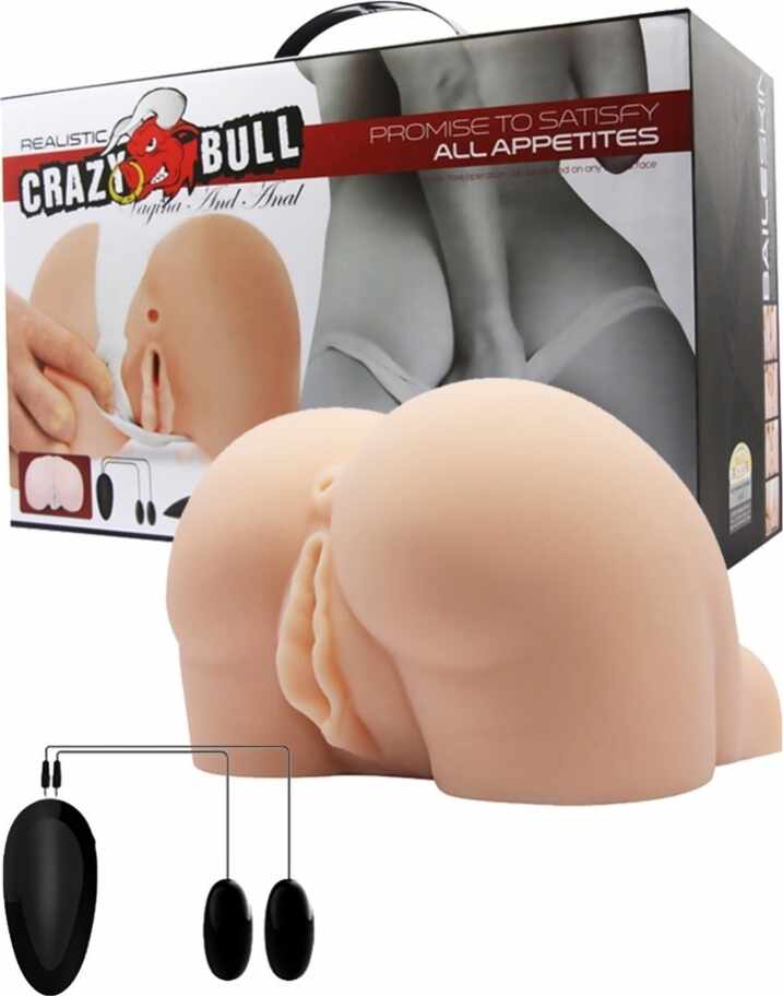 Masturbator Crazy Bull Vagina and Ass cu vibratii