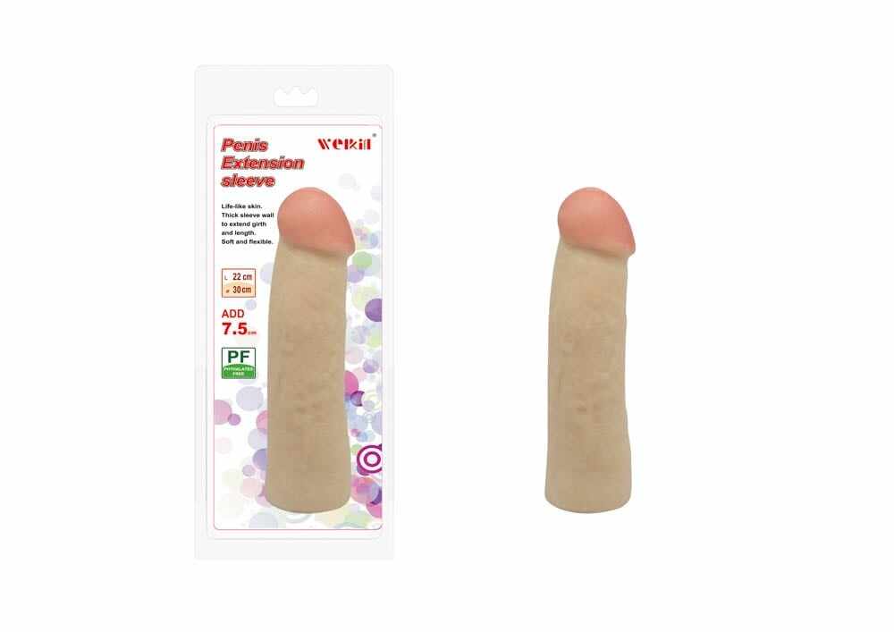 Charmly Penis Extension Sleeve 8,5' No. 2. - Diameter (cm) 
