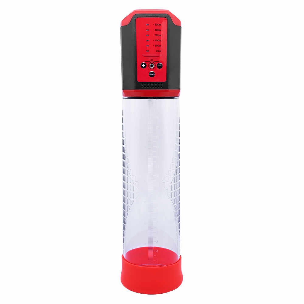 Pompa Electrica Pentru Marirea Penisului 5 Moduri Presiune USB Rosu