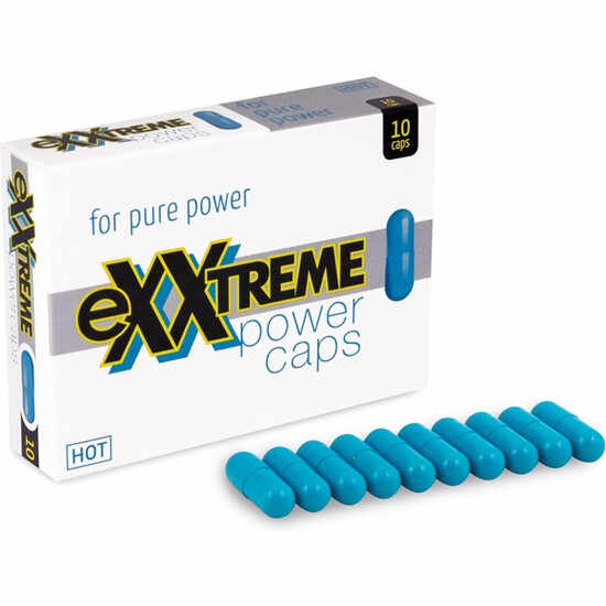 10 Capsule pentru Erectie Power Exxtreme