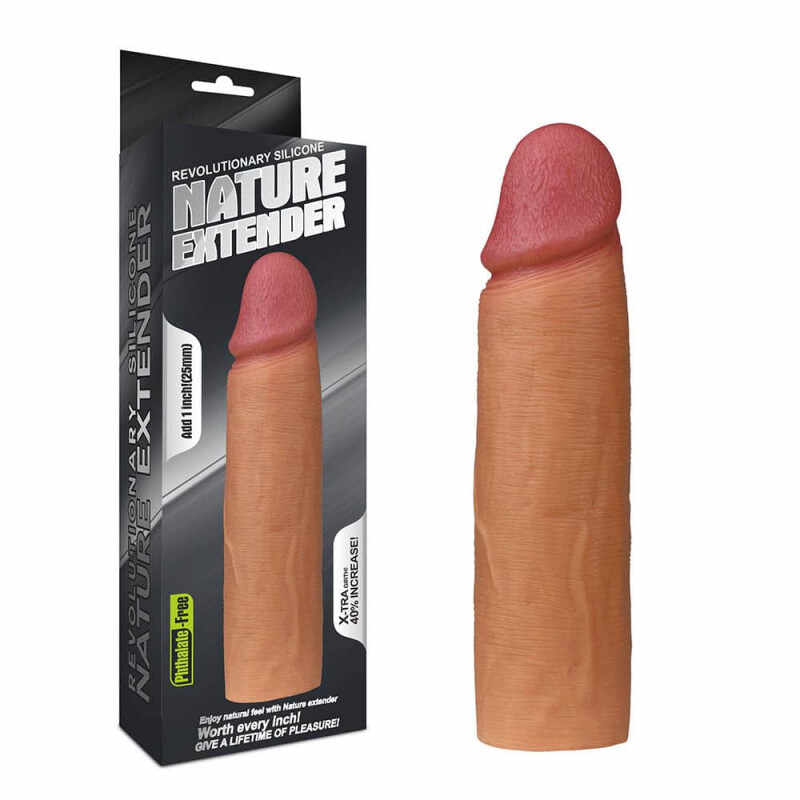 Prelungitor Penis Nature Extender Silicone Add +2.5 cm