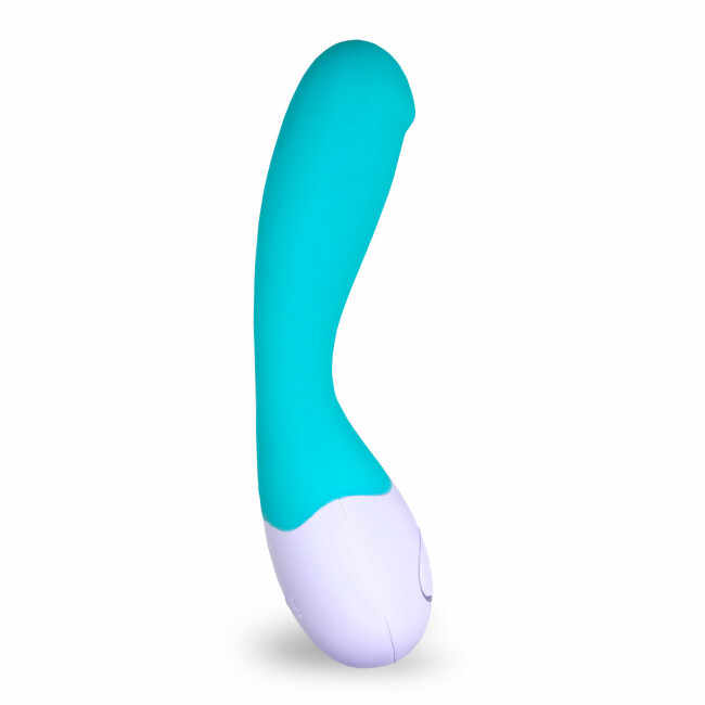 Vibrator Cuddle G-Spot Vibe Turquoise 7 Moduri Vibratii Silicon USB