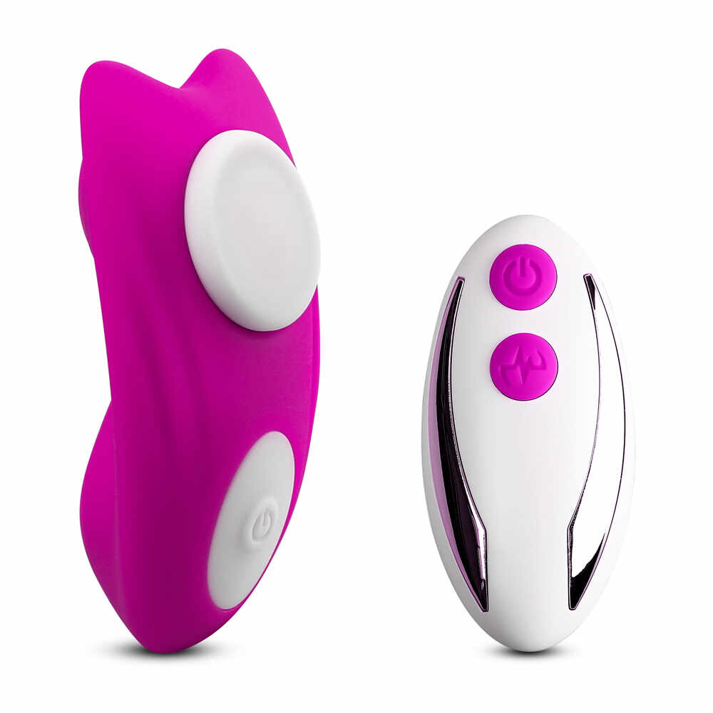 Vibrator Wearable Clandestine cu Magnet pentru Bikini Remote Control 9 Moduri Vibratii Silicon USB Mov Guilty Toys