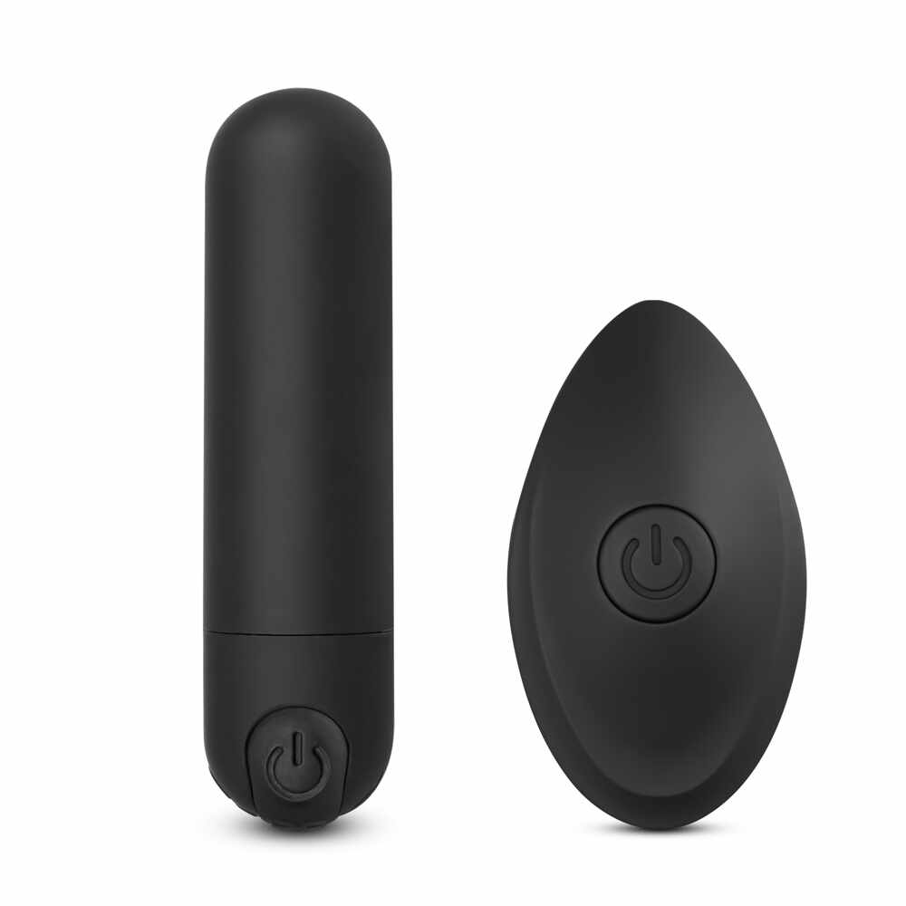 Glont Vibrator Macy Remote Control 10 Moduri Vibratii ABS USB Negru Guilty Toys