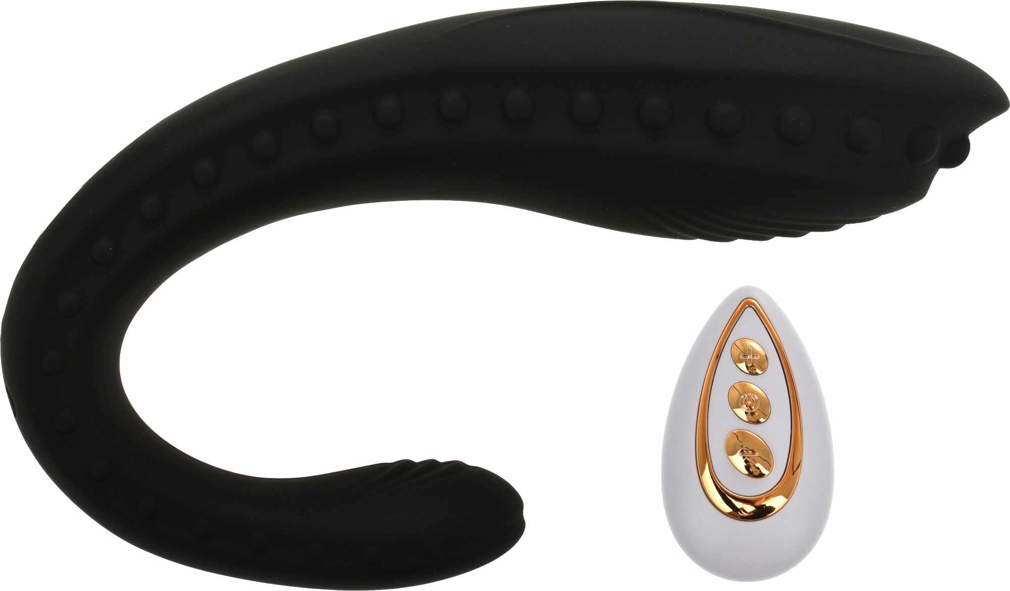 Vibrator Wearable Elor Remote Control 10 Moduri Vibratii+6 Intensitati Silicon USB Negru Mokko Toys