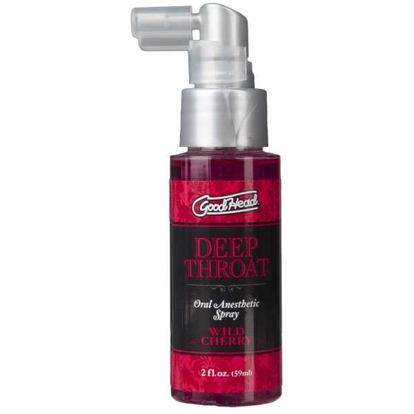 Spray pentru Sex Oral Deep Throat, Aroma Cirese, 59 ml