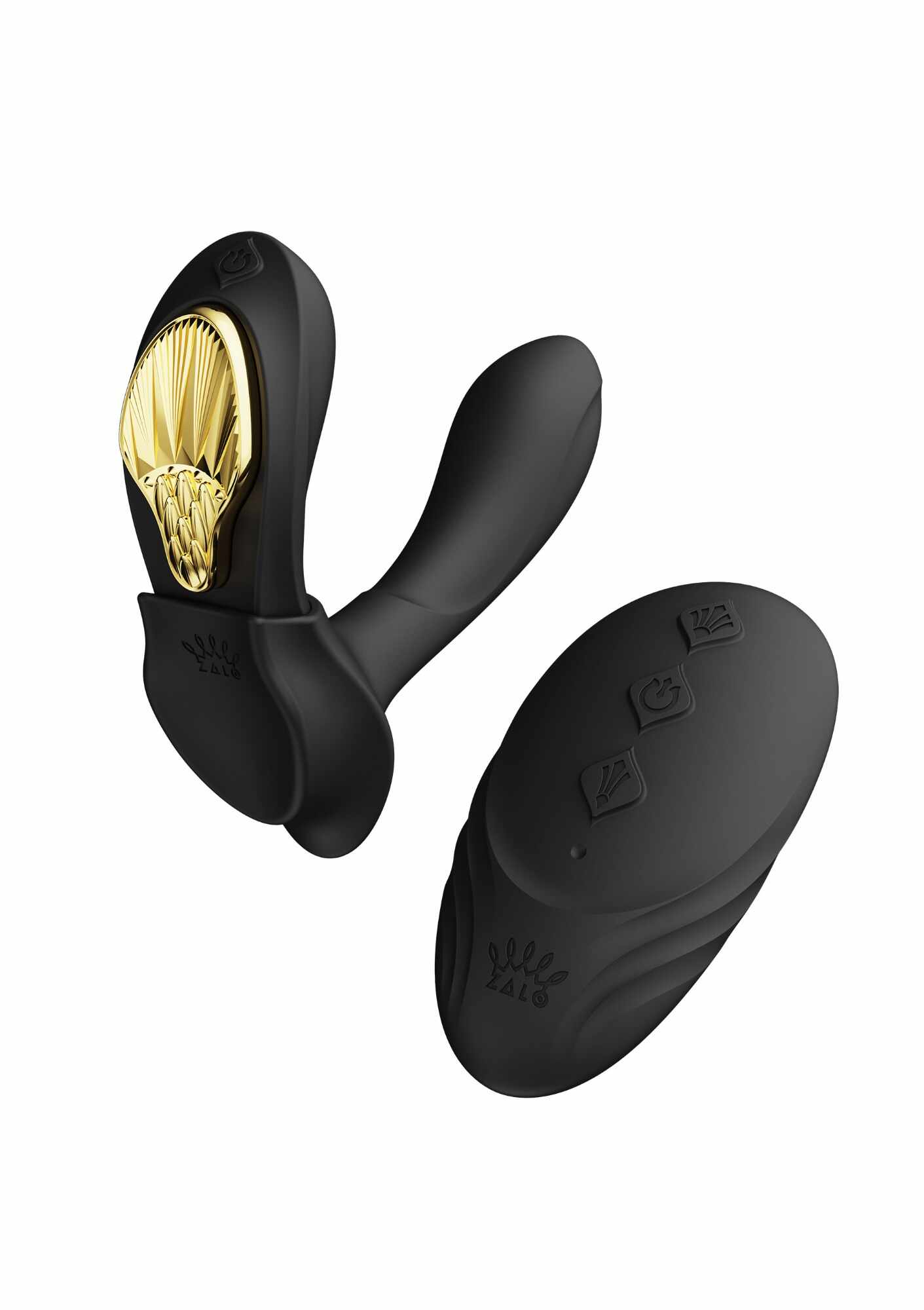 Vibrator Wearable Aya, Remote&Bluetooth Control, 8 Moduri Vibratii, Fixare Magnetica, Silicon, USB, Negru