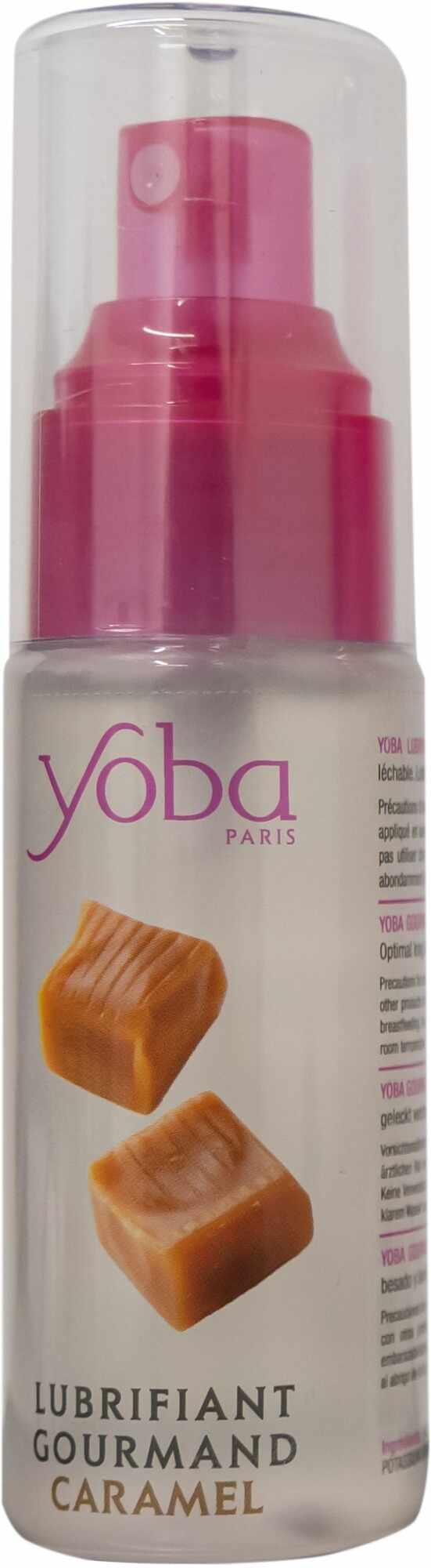 Lubrifiant Yoba pe Baza de Apa, Aroma Caramel, 50 ml