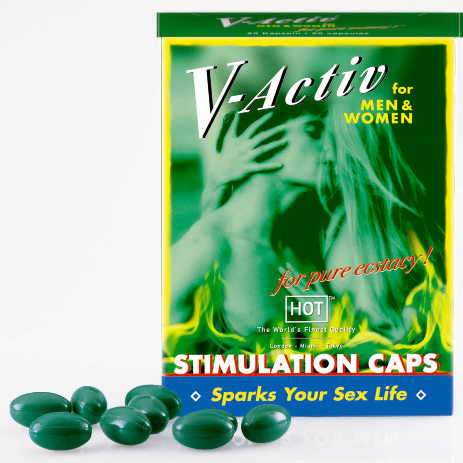 V-Activ Stimulations Caps for men and women
