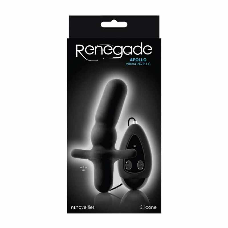 Renegade - Apollo Vibrating Plug - Black